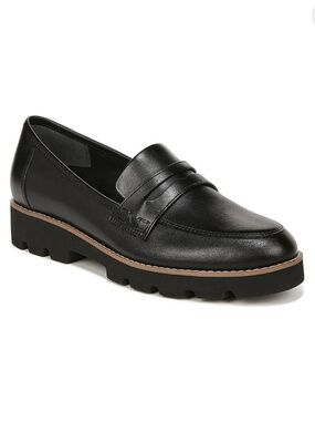Vionic Womens Cheryl II Leather Slip-On Loafers Women’s U.S. 9.5 Black
